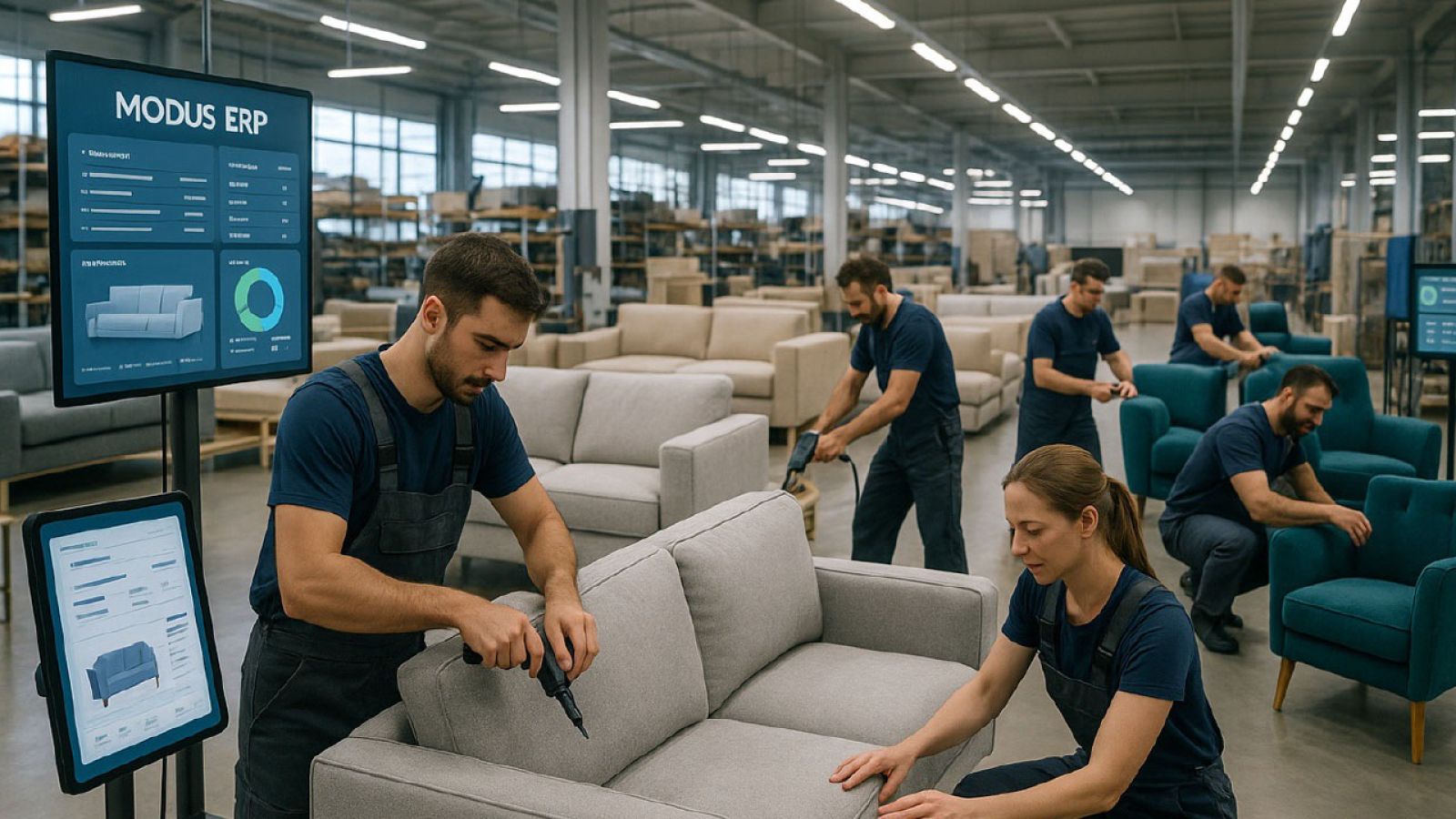 Wdrożenie Modus ERP w firmie produkcyjnej z branży mebli tapicerowanych